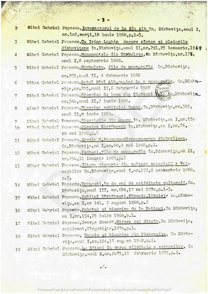 M-1349-3 - Fisa de scriitor MIHAI GABRIEL POPESCU